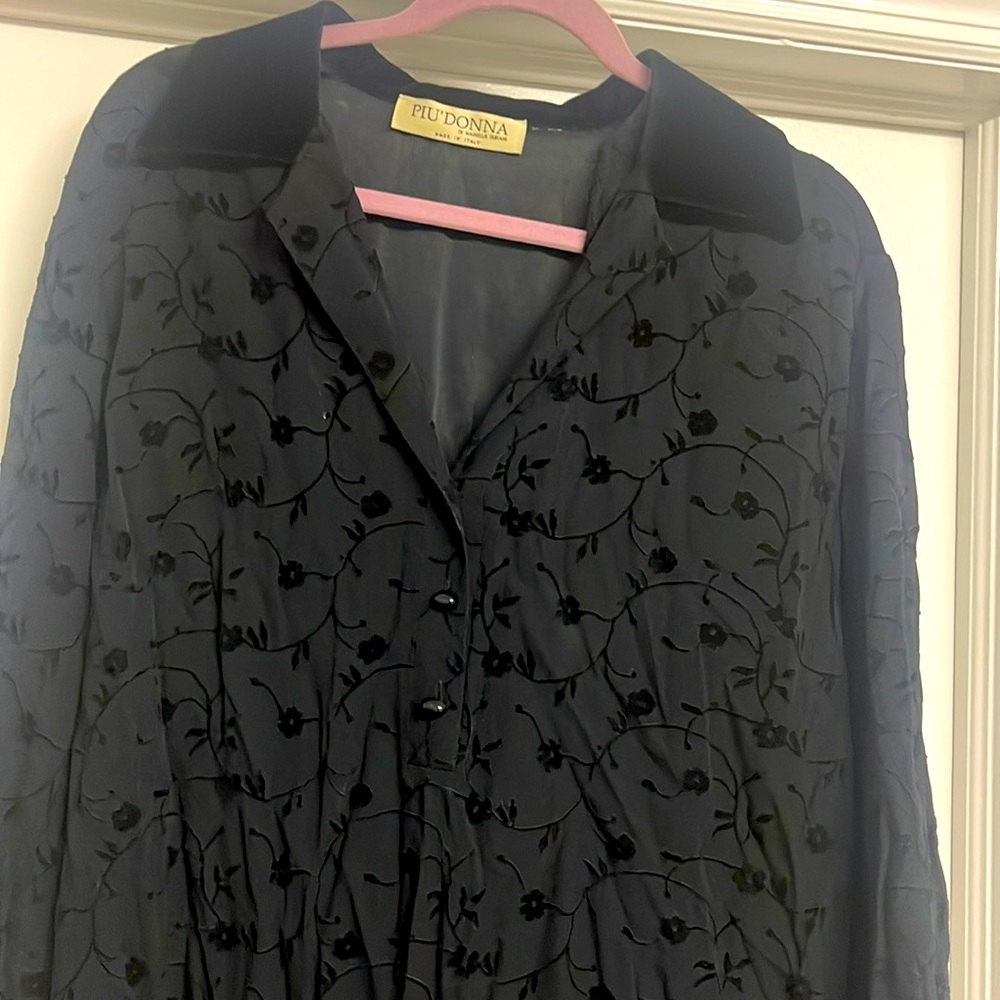 Italian Little Black Cocktail Dress